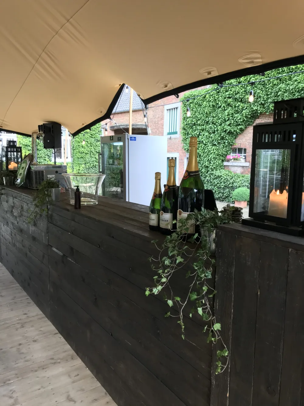 Socle bar LATO brun
