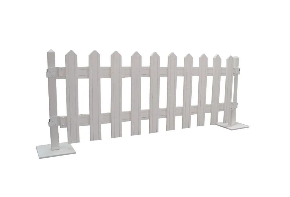 Barri&egrave;re blanche en bois