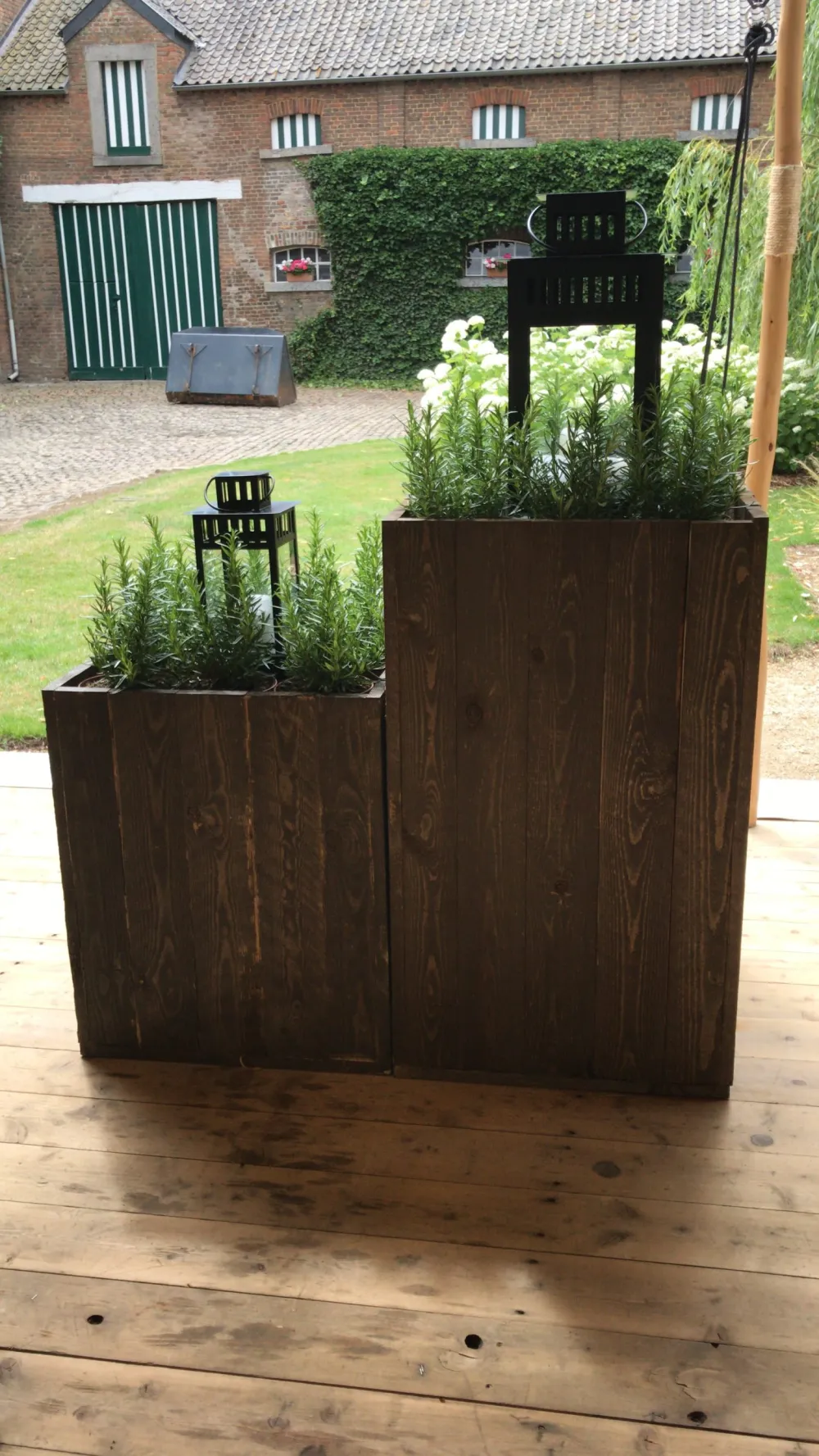 Jardini&egrave;re Lato Brun 50x50x86cm