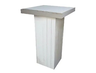 Table mange-debout LATO blanc