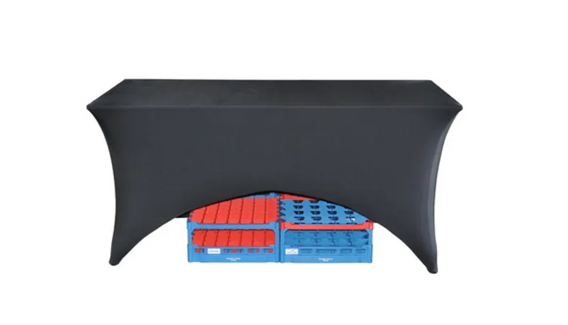 Housse buffet stretch 180x76cm Noire