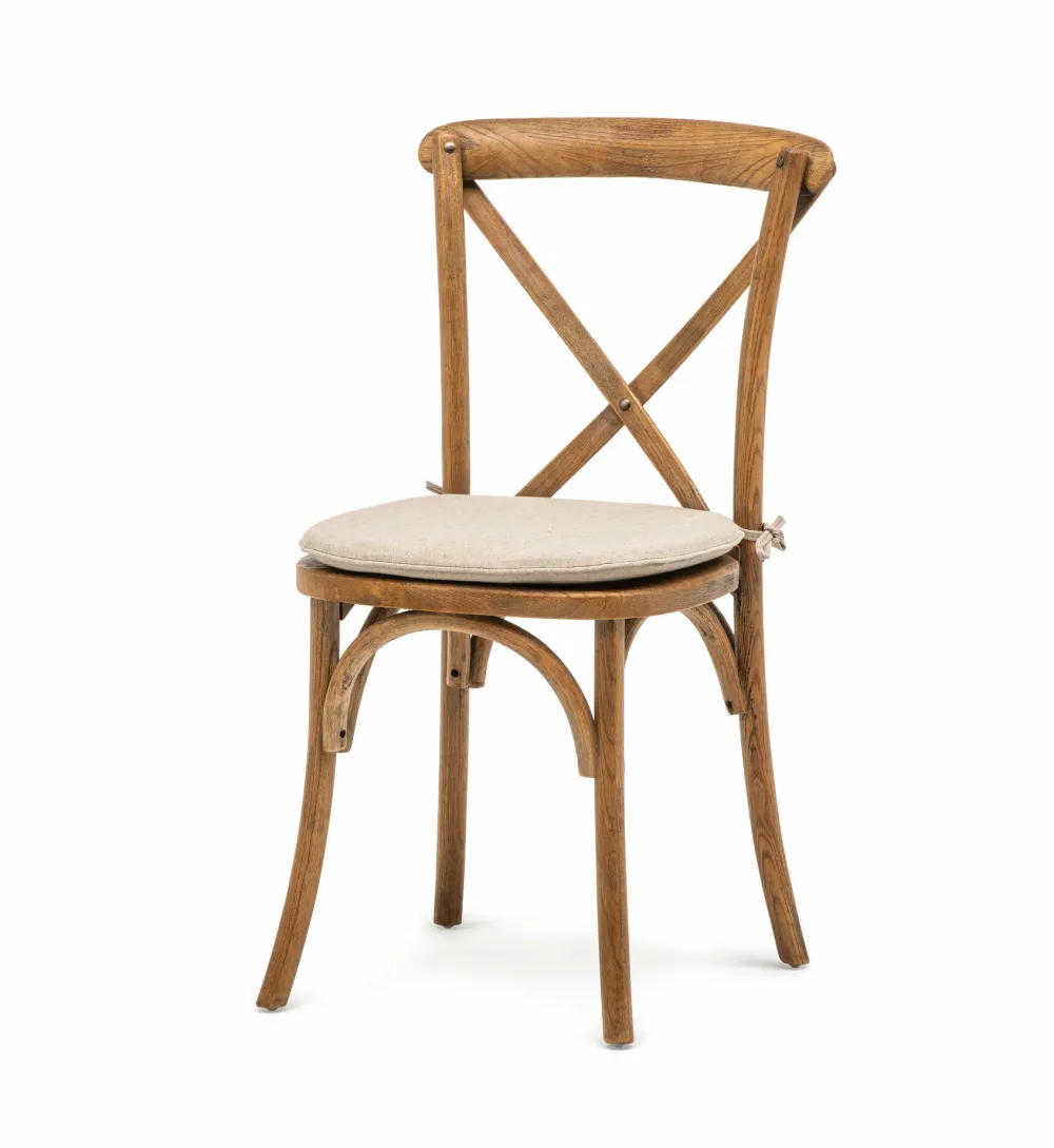 Chaise en bois Crossback