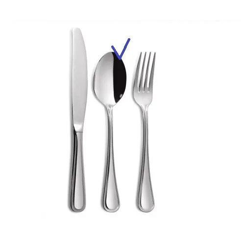 Cuill&egrave;re de table - Ingles - Comas
