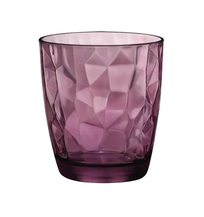 Verre gobelet &agrave; eau 30cl &ndash; Diamond Purple