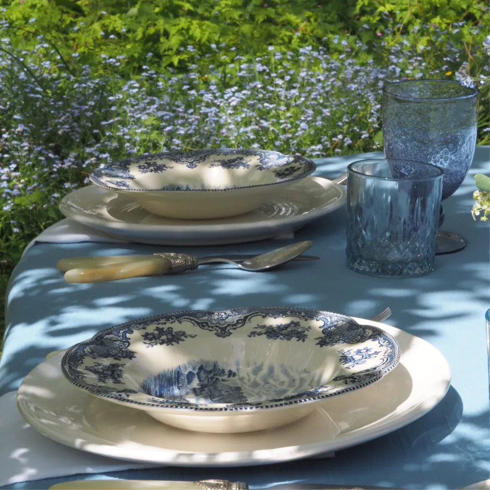 Nappe 2,80m x 3,10m Bleu ciel - Gaze de coton