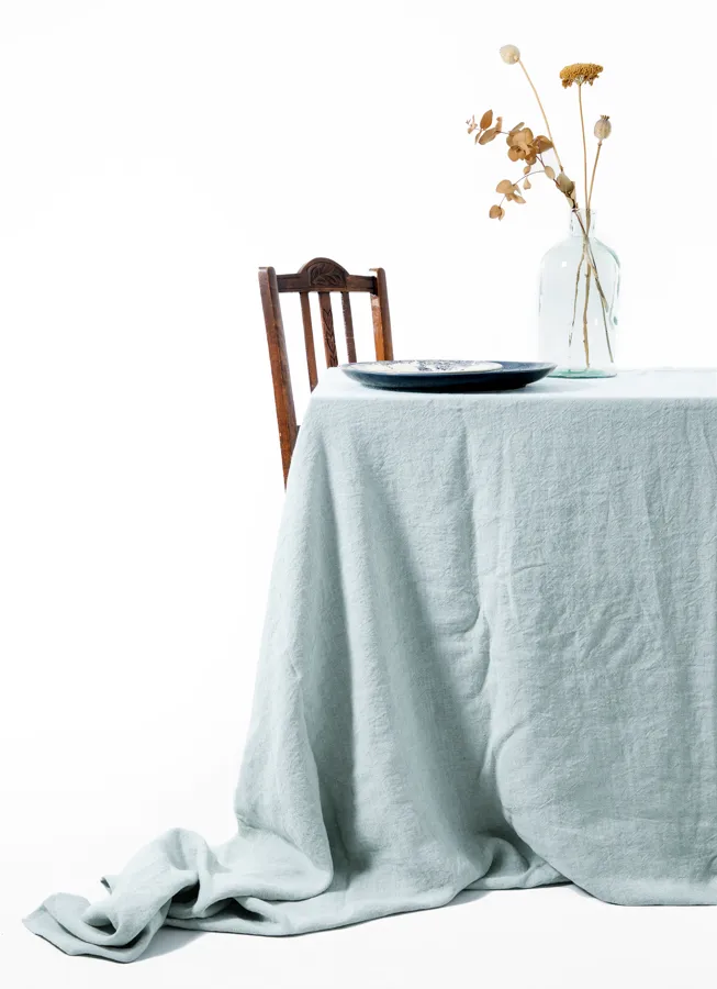 Nappe 3,00m x 3,00m Azur - Lin