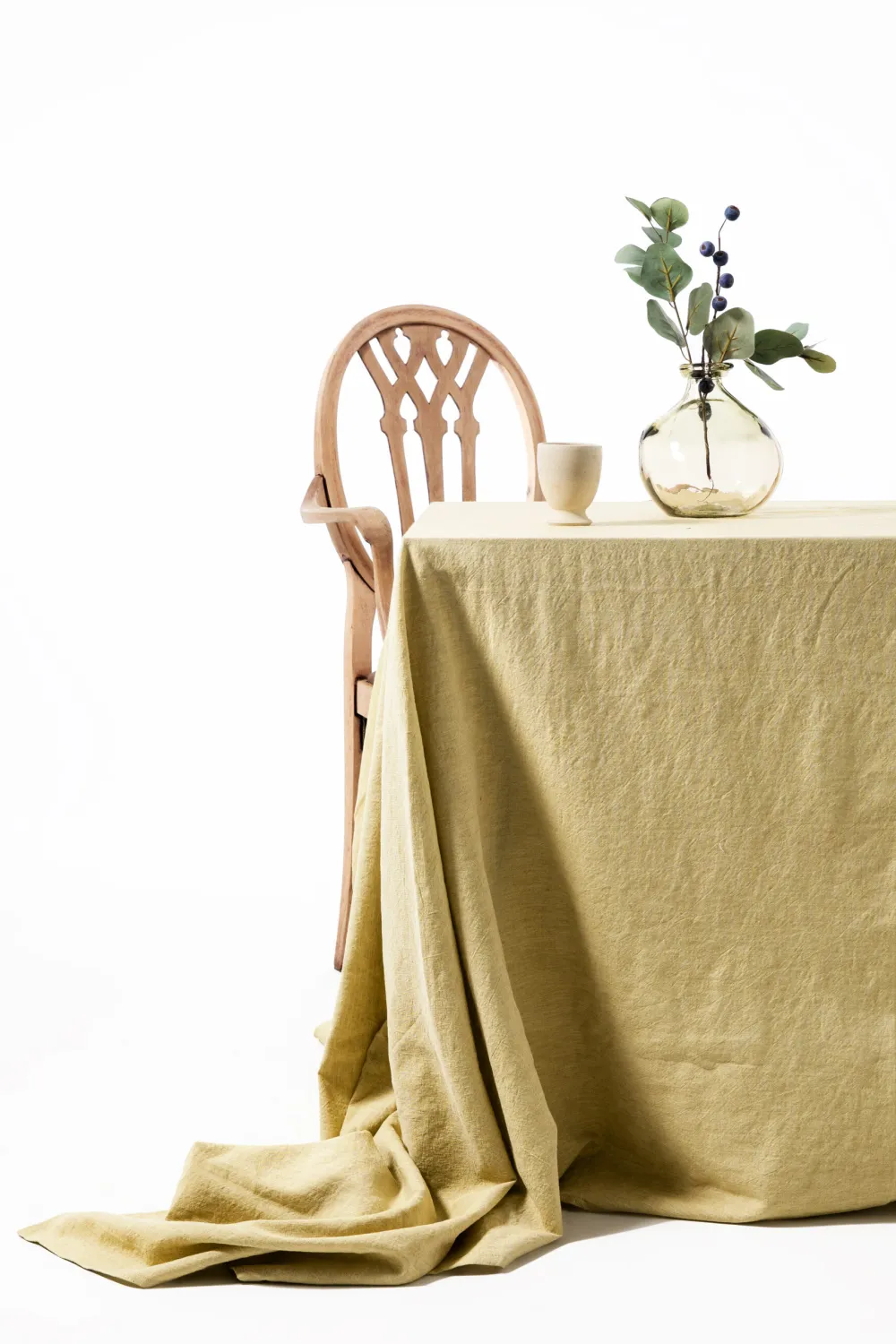 Nappe 3,00m x 3,00m Moutarde - Lin