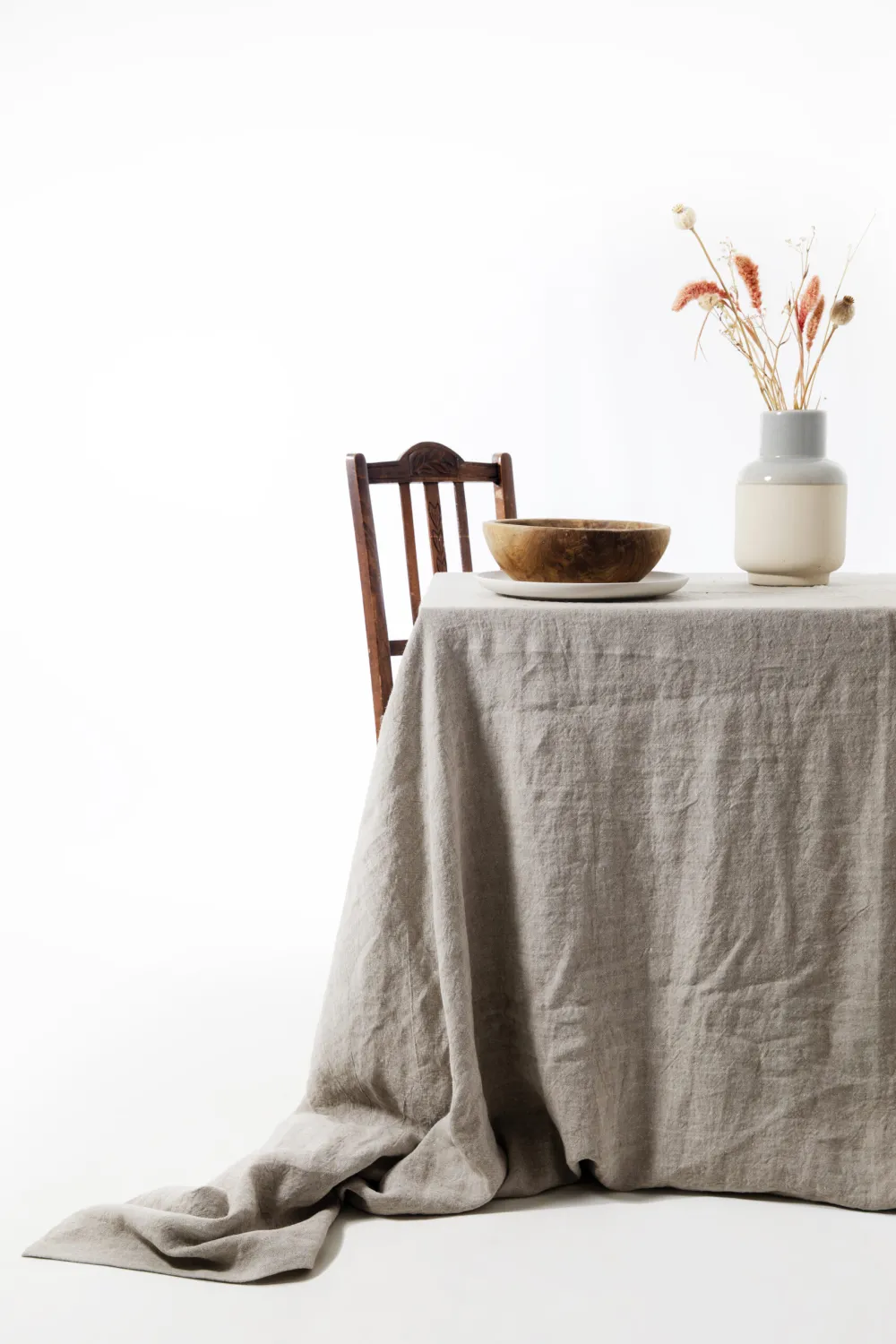 Nappe 3,00m x 3,00m Lin naturel - Lin