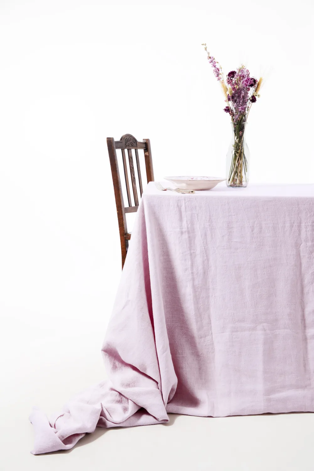 Nappe 3,00m x 3,00m Parme - Lin