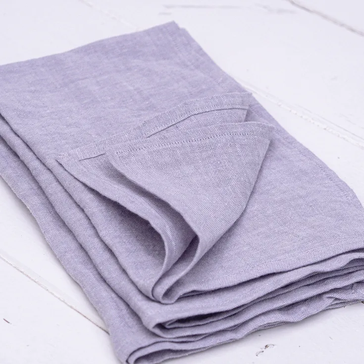 Serviette 28cm x 48cm Lilas - Lin