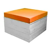 Grand pouf LATO blanc