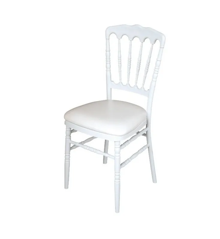 Chaise Napol&eacute;on blanche