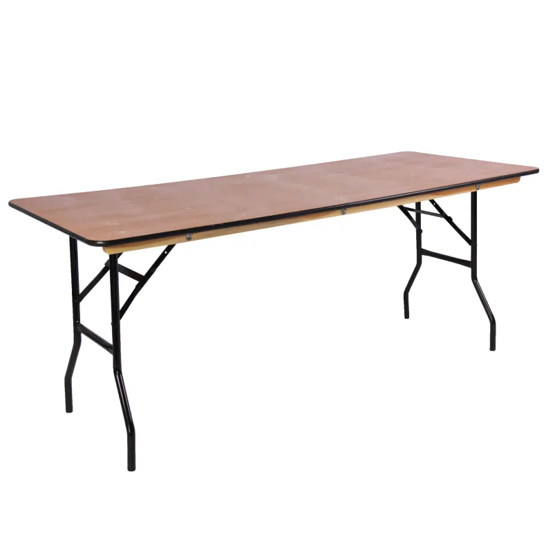 Table rectangulaire 180X76cm (6 pers)