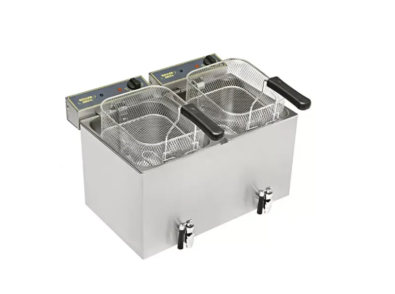 Friteuse de table &eacute;lec double bac 8L