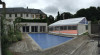 Tente 10m x 10m transparente - 100m&sup2;